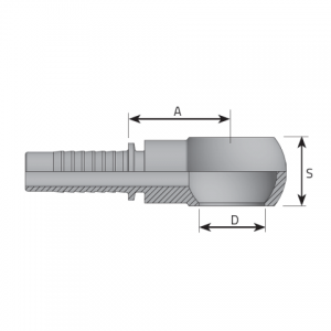 Double BSPP Bolt. (ABFDG)